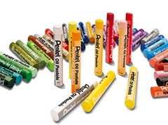 Pentel Oil Pastels – Set 50 50 Count (Pack of 1), Green/Blue/Red