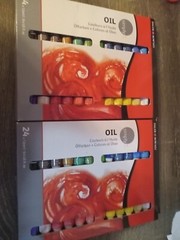 Daler Rowney Simply Oil Paint Set 24 tubes – 0.4 Fl Oz – 2 BOXES NEW OPEN BOX