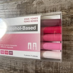 Tombow ABT PRO Alcohol-Based Ink Dual Brush Pen Markers, Pink Tones, 5-Pack