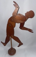 Vtg MCM Xonex Artists Model Articulated Posable FigurecW/ Stand 14 Inches High