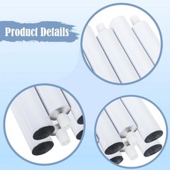 10 Pieces Empty Aluminum Tubes 10ml Travel Packing Container for Watercolors