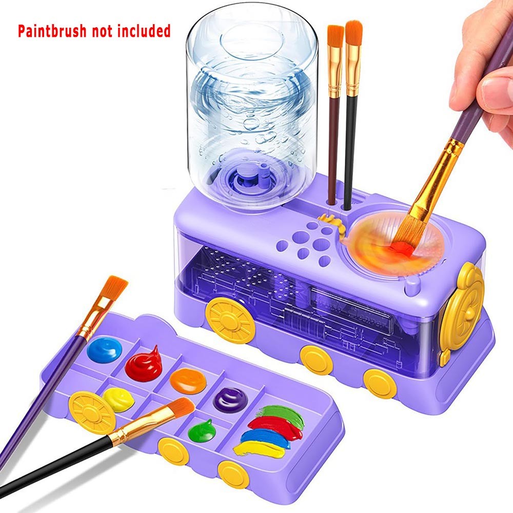 Efficient Non-Stick High-Quality Easy-To-Use Paint Brush Cleaner with Paint Tray