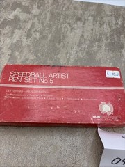 Pen Set Hunt Speedball # 5 Artist Calligraphy Lettering & Pen Drawing 3065 USA