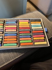 Blick 24 stick Square Assorted colors Art Pastel Sticks