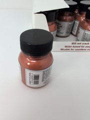 (12) 1 Oz Bottles Of Angelus Leather Metallic Copper Paint New