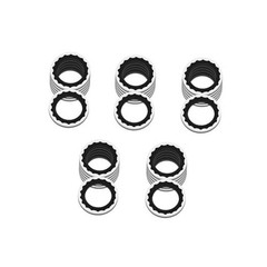 30PCS A/C Compressor Seal Washers Kit, Air 30PCS 15.2mm*28.5mm (Black)