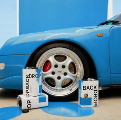Backdrop PORSCHE Riviera Blue Single Gallon Interior Standard Wall Paint Sample