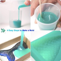 Cast Perfect Molds Every Time – 2 Gallon Silicone Kit Jade Green