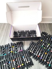Prismacolor (Set of 72) Premier Double Ended Pro Art Markers Chisel / Fine Tip