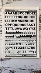 Formatt Dry Transfer Type Sheets Vintage Art Supply (Lettraset) Acetate NOS