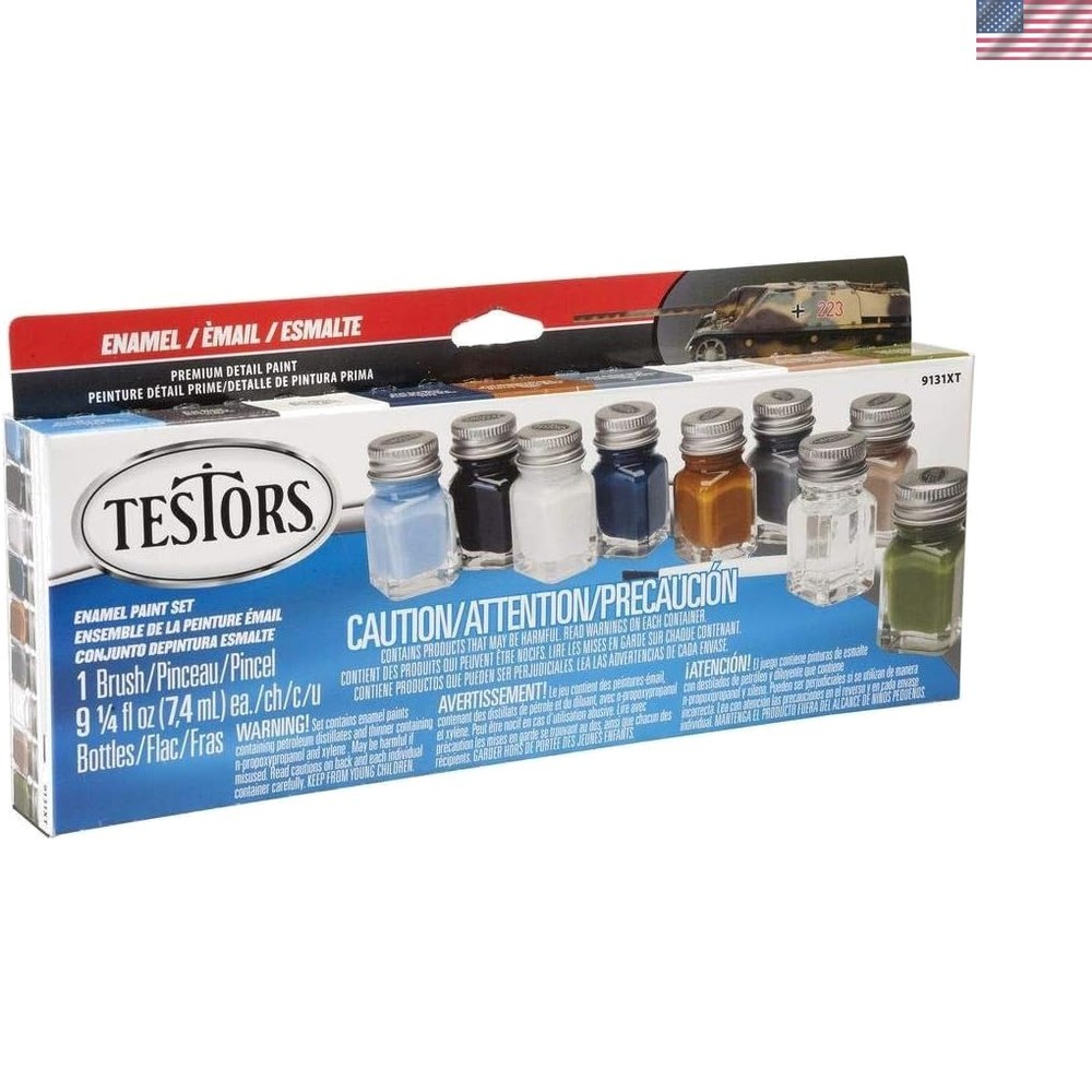 Camo Flat Enamel Paint Set – Fast-Drying & Versatile for Indoor/Outdoor Use