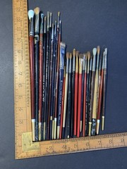 27 Vintage White / Sable Paint Brushes Sargent Simmons Winsor Newton Langnickel