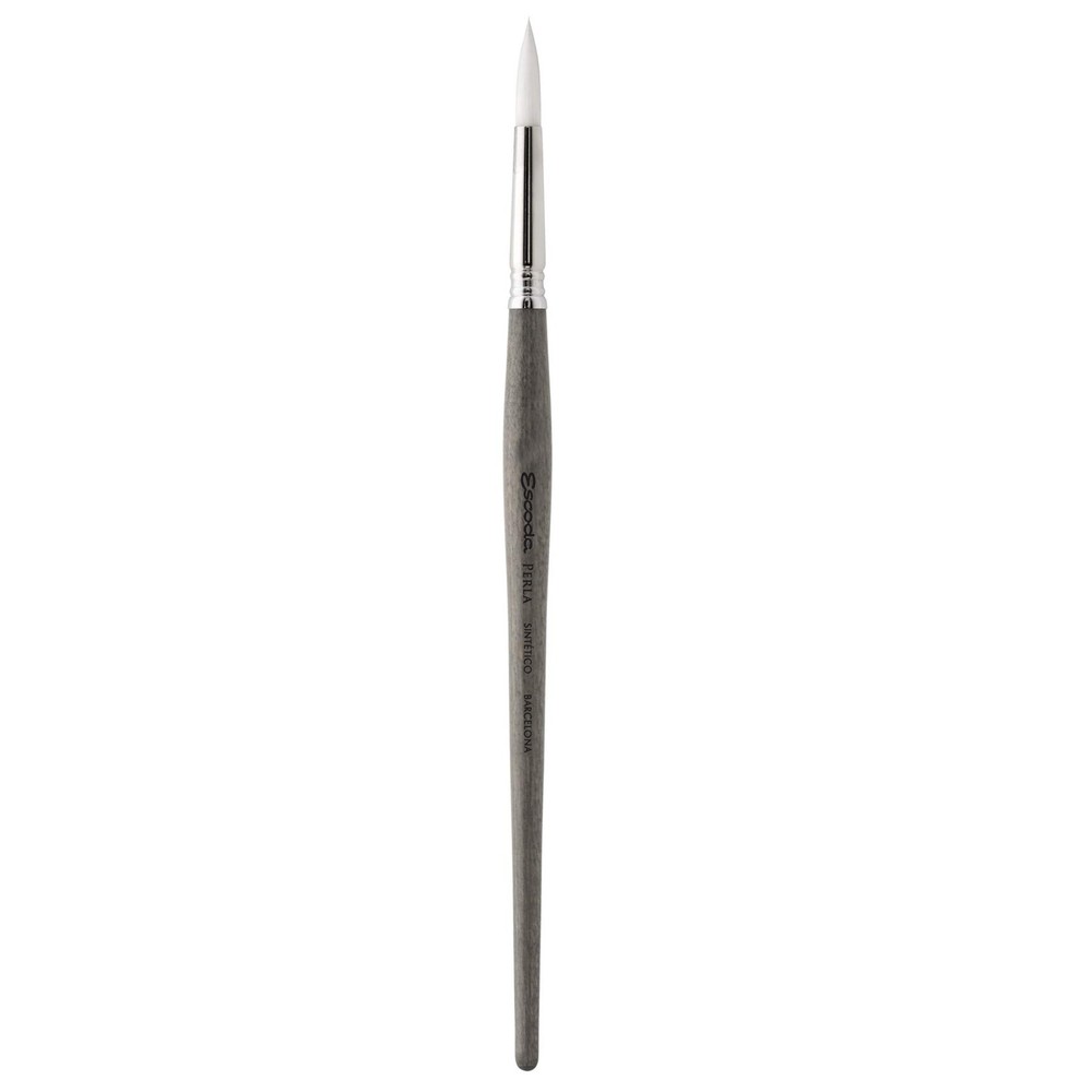 Escoda Perla Series 1430 Short Handle Round Artist Watercolor B Kitchen
