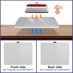 Heat Press Mat 17.5×13.5 Inch Double Sided Ironing Pad for HTV Vinyl Crafts