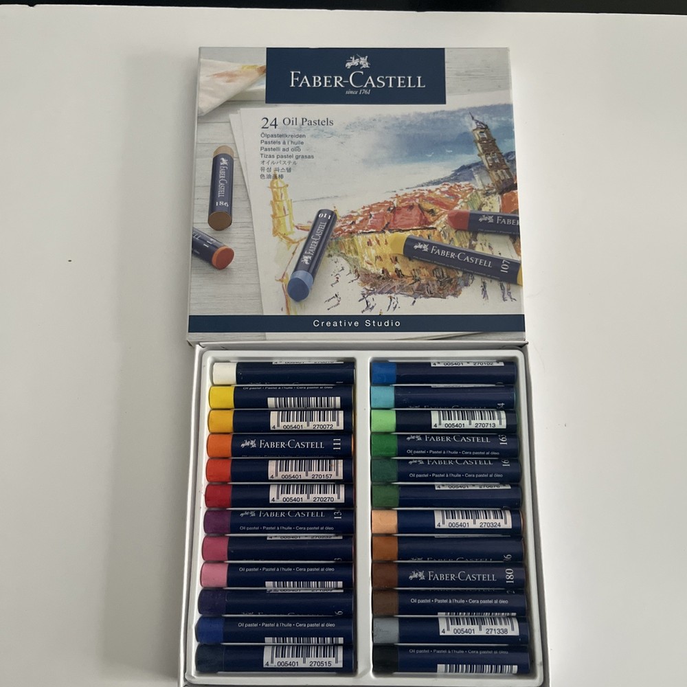 Faber Castell Oil Pastels Box of 24 -FC127024 NEW!