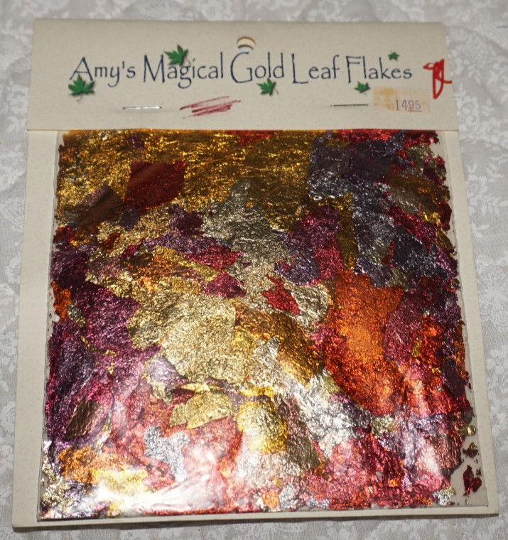 Amy’s Magical Gold Leaf Flakes – Instructions are on the Back of the Label