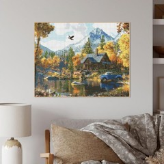 Countryside Diamond Art Kits for Adults, 12×16 inches,