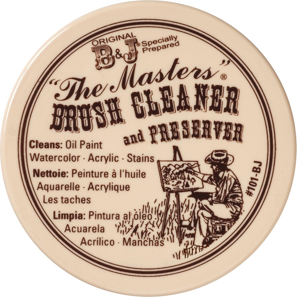 GENERAL’S The Masters Brush Cleaner and 2.5 Ounce (Pack of 1), Clear
