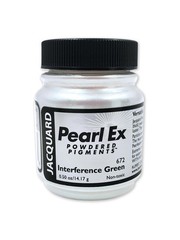 Jacquard Pearl Ex Pigment Powder 0 5 oz Interference Green Loose Mica Powder