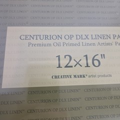 Centurion Deluxe Professional Oil Primed Linen Canvas Panels – 12″x16″ Pack of 3
