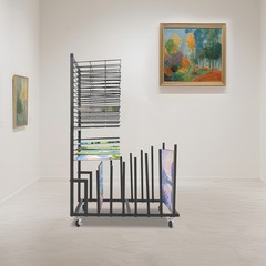 Art Drying Painting Rack Artwork Display Art Canvas Storage Rack Storage Stand