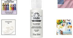 2 oz Titanium White Acrylic Art Paint – Excellent Coverage & Blending, Non-Toxic