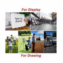 66inch Adjustable Display Easel Folding Portable Floor Standing Tripod for Party