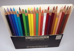 Vtg Berol PRISMACOLOR THICK LEAD ART PENCILS ▪️ 24 Colors ▪️ No. 953 🔸️ USA
