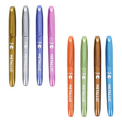 Inc. Metallic Marker Pens 8 colors (2 packs of 4 each) – new in package