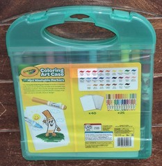 Crayola 65pc Washable Markers Coloring Art Case: 25 Mini Markers/40 Pages/Case