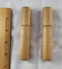 Heavy artist pencil leads in wood tubes NOS. 7/32 inch diameter. Unknown mfr.