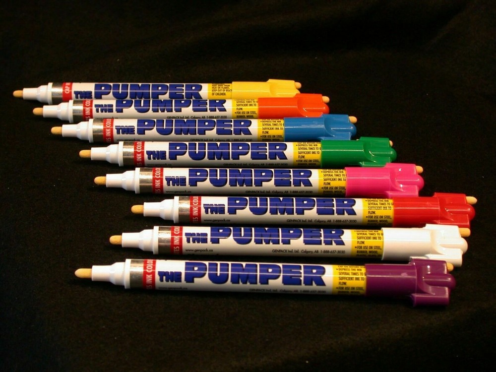 THE PUMPER Heavy Duty Industrial Permanent Marker Choose your color – 1 Ea