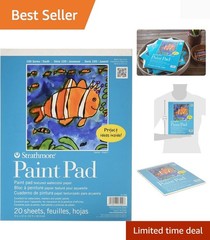 27-209 100 Series Youth Paint Pad, 9 by 12″, 20 Sheets, White, 9×12