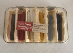 Vintage BEROL PRISMACOLOR ART STIX 18 Pieces Lightly Used Discontinued No Box