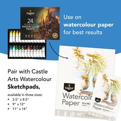 24 X 12ML Watercolor Paint Set | New Improved Formula | Value for Adult Artis…