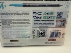 36/Pkg-Assorted Colors Staedtler Double-Ended Watercolour Brush Pens TB36