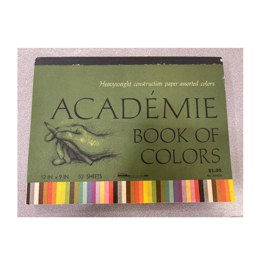 Academie Book of Colors Construction Paper Multicolor 12 x 9 in 52 Sheets