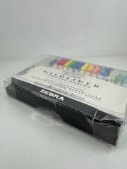 Zebra Mildliner 25 Colors Marker Set + Tulip Rainbow Graffiti Fabric Markers