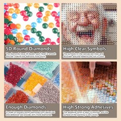 Diamond Art Kits for Adults – 5D Grandmas Diamond Painting Kit for Beginners,V