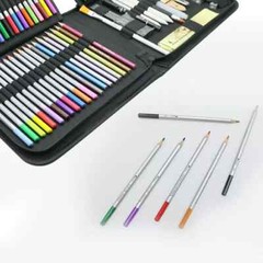 83 pcs Professional Drawing Artist Kit Set Pencils and Sketch Charcoal & Bag