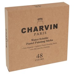 Artist Colored Chalk Pastels (Set of 48) – Water Soluble, Assorted Pastel Col…