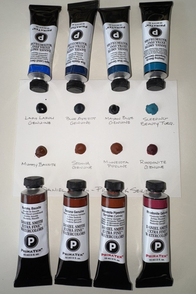 Primatek 8 Color Dot sheet – Daniel Smith Extra Fine Watercolors