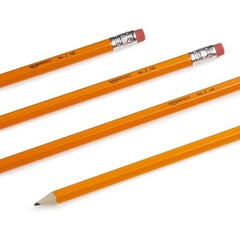 Amazon Basics Wood-Cased #2 Pencils, 1 Count (Pack of 150), Yellow