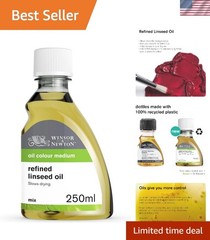 Refined Linseed Oil, 250ml 8.4-oz Bottle