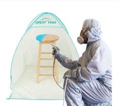 Small Spray Paint Tent Shelter / Photo Studio Box, 34x34x38 In
