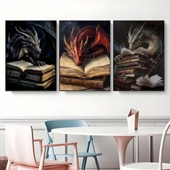 4 Packs Diamond Painting Kits for Adults-5D Dragon Diamond Art Kits for Adults..