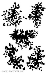 2PACK Mylar Camouflage Stencils DIY Rifle Gun Airbrush Paint Mask Swarm Camo