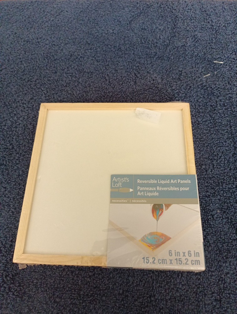 Artists Loft Liquid Art Multi-Media Pouring Panel 6in X 6in 1/8″