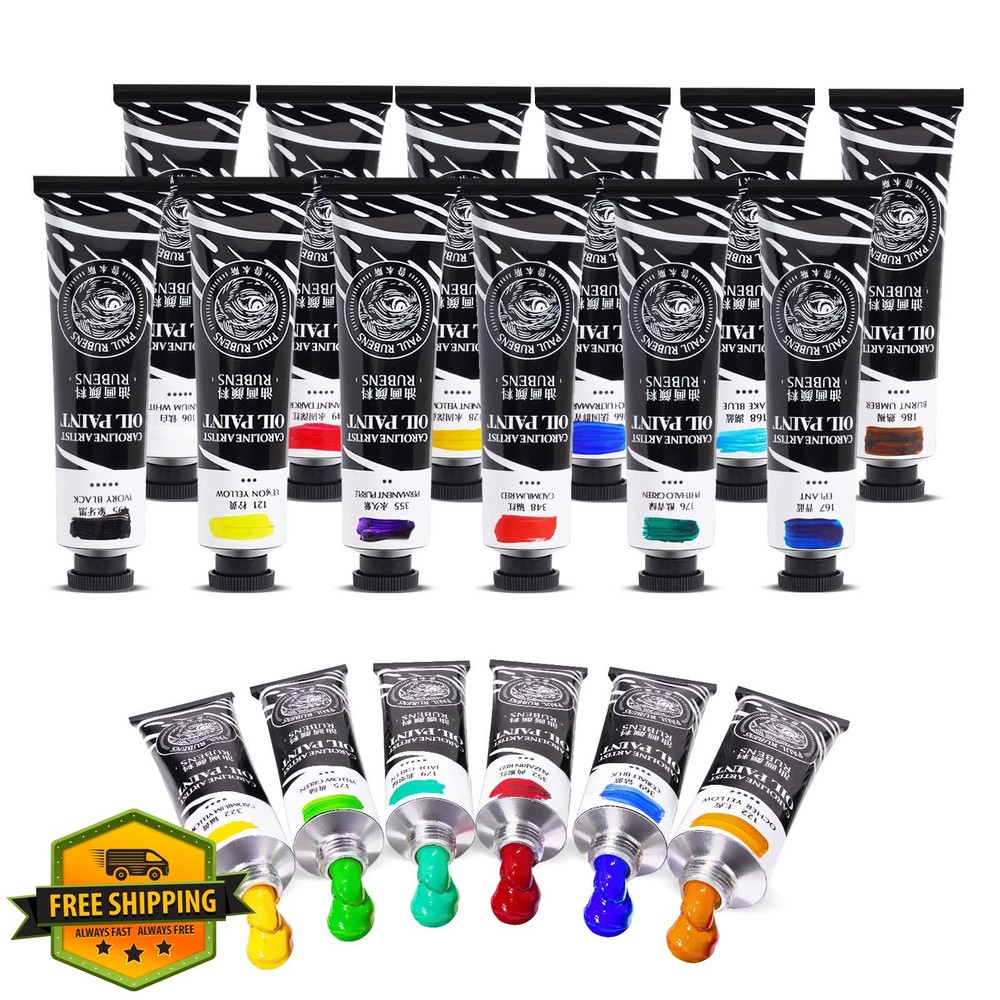 Paul Rubens Oil Paint Set 18 Colors 60ml
