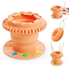 Paint Brush Cleaner Tool Collapsibowl With Pallet And Organizer, Collapsible …